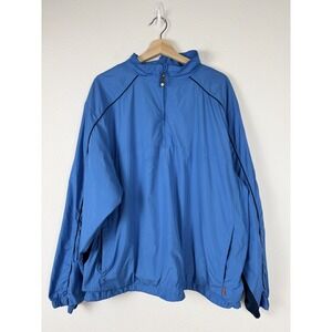 Sunice Weather Pullover Jacket Men's XL Blue Lightweight 1/4 Zip Windbreaker
